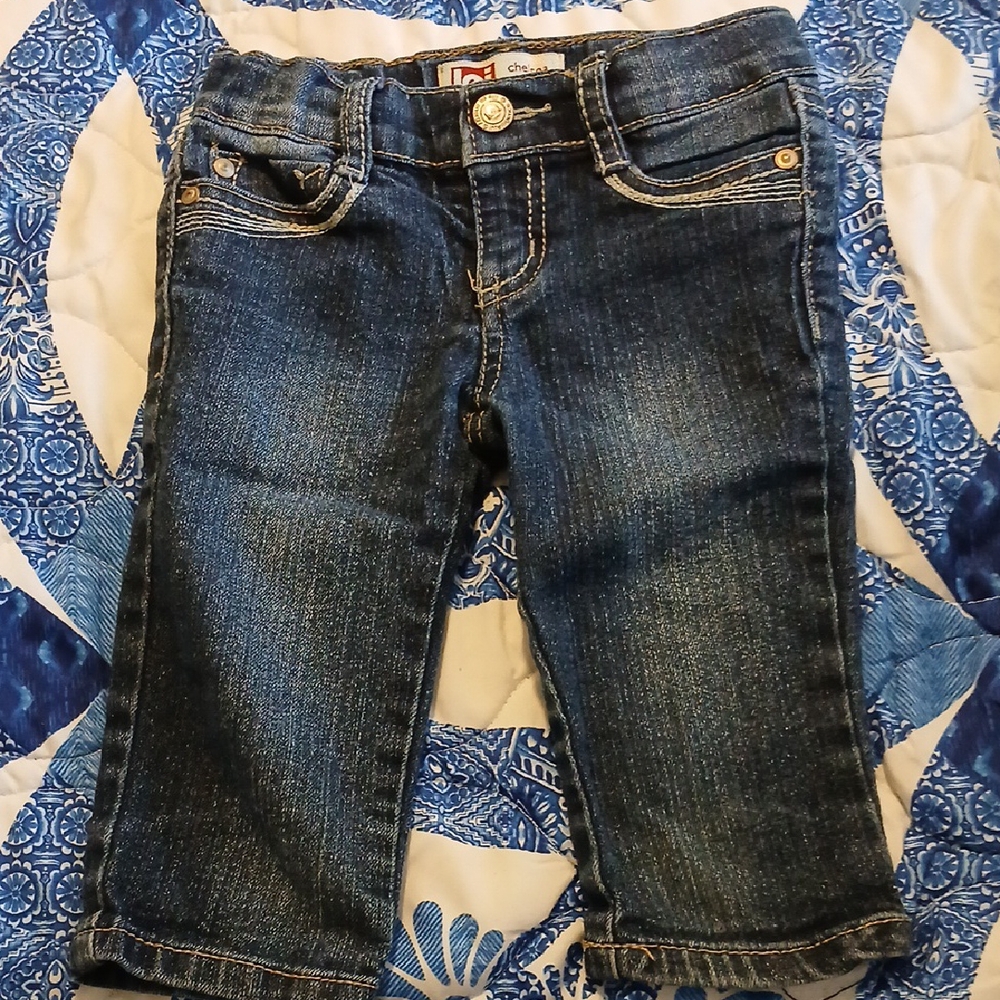 L.E.I. Chelsea Lowrise adjustable Waist Girls Jean Pants 5
